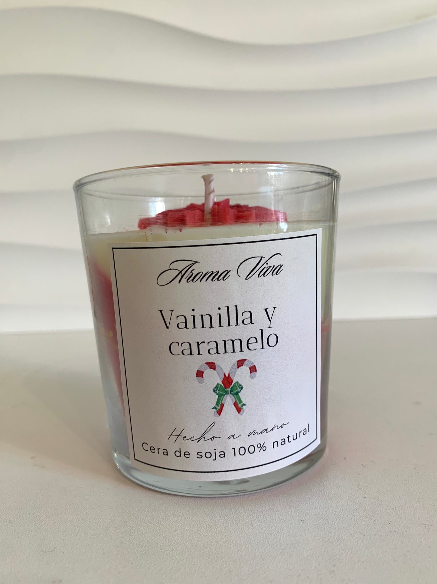 Vela arómatica de Navidad - Vela Marmoleada