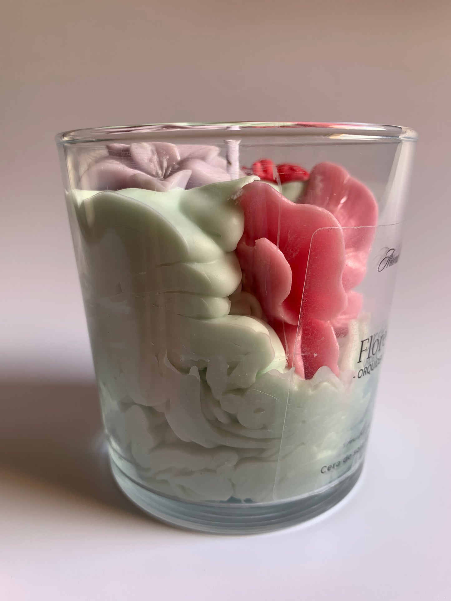 Vela aromática artesanal Orquídea y Lirio - Vela Florecer