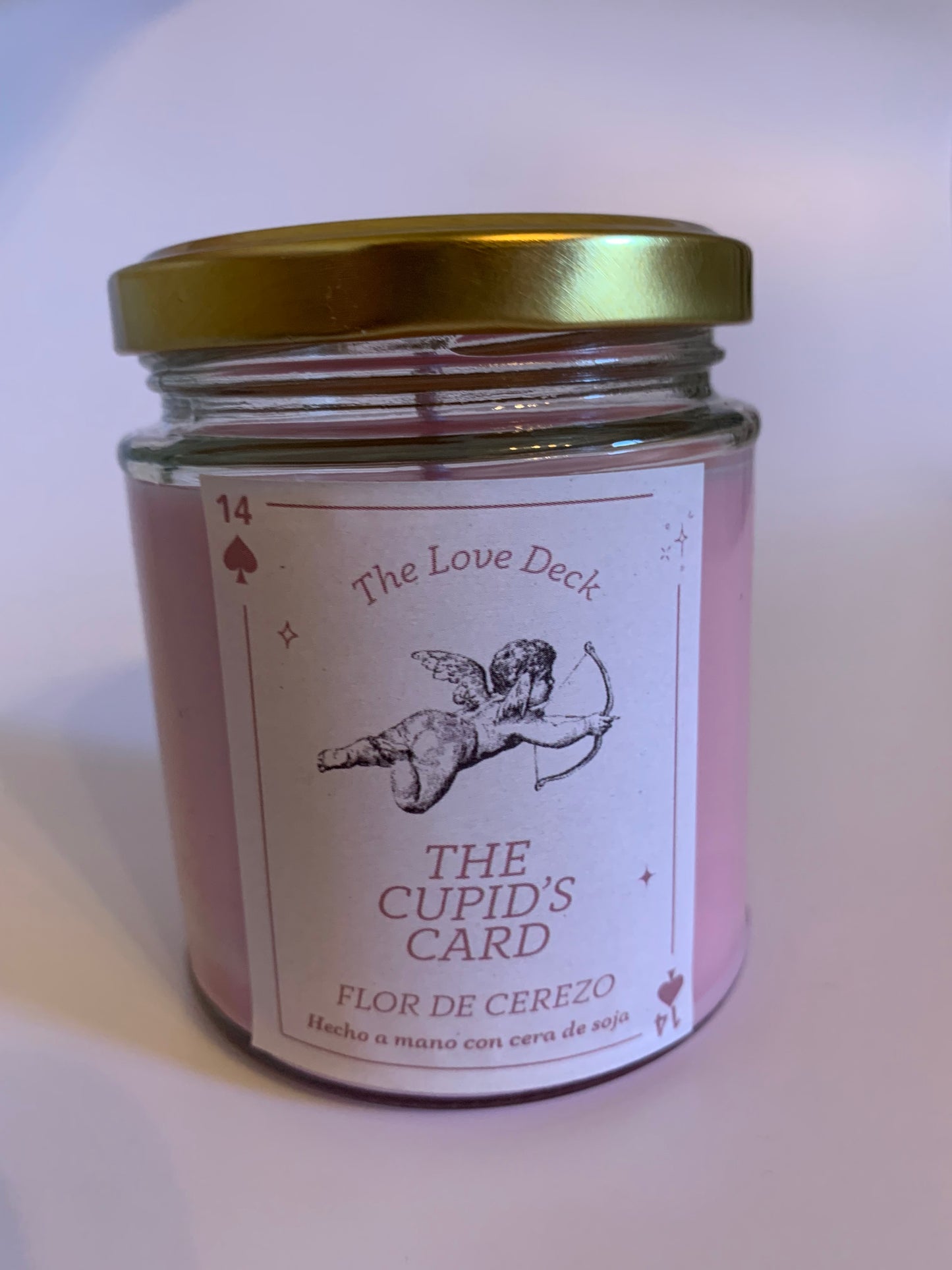 Vela aromática Carta de Cupido - Flor de cerezo