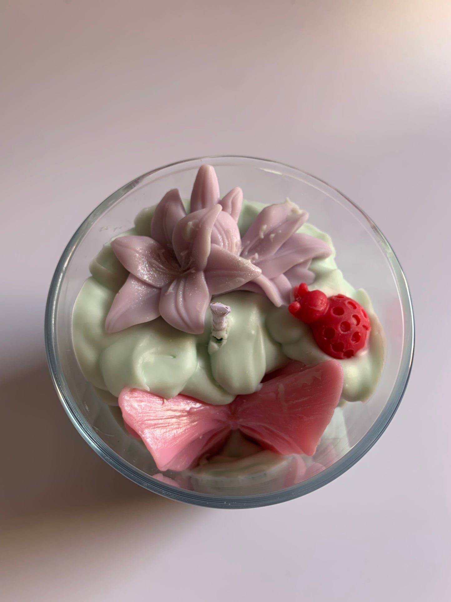 Vela aromática artesanal Orquídea y Lirio - Vela Florecer