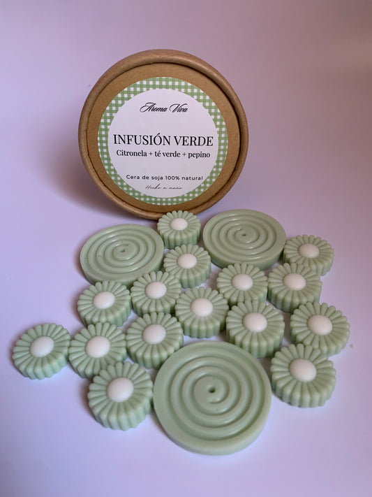 Waxmelts Infusión Verde - citronela + frescor
