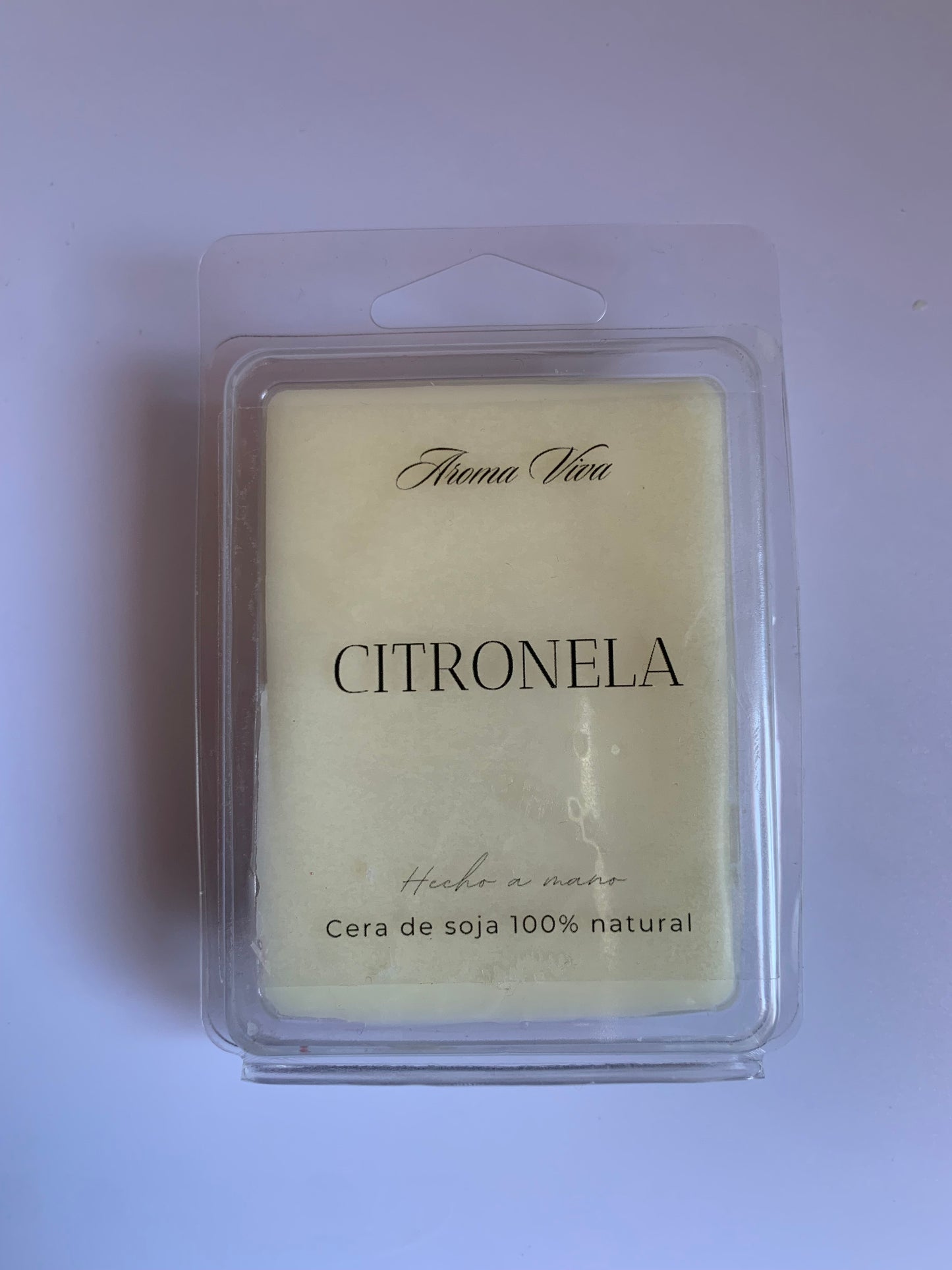 Waxmelts citronela