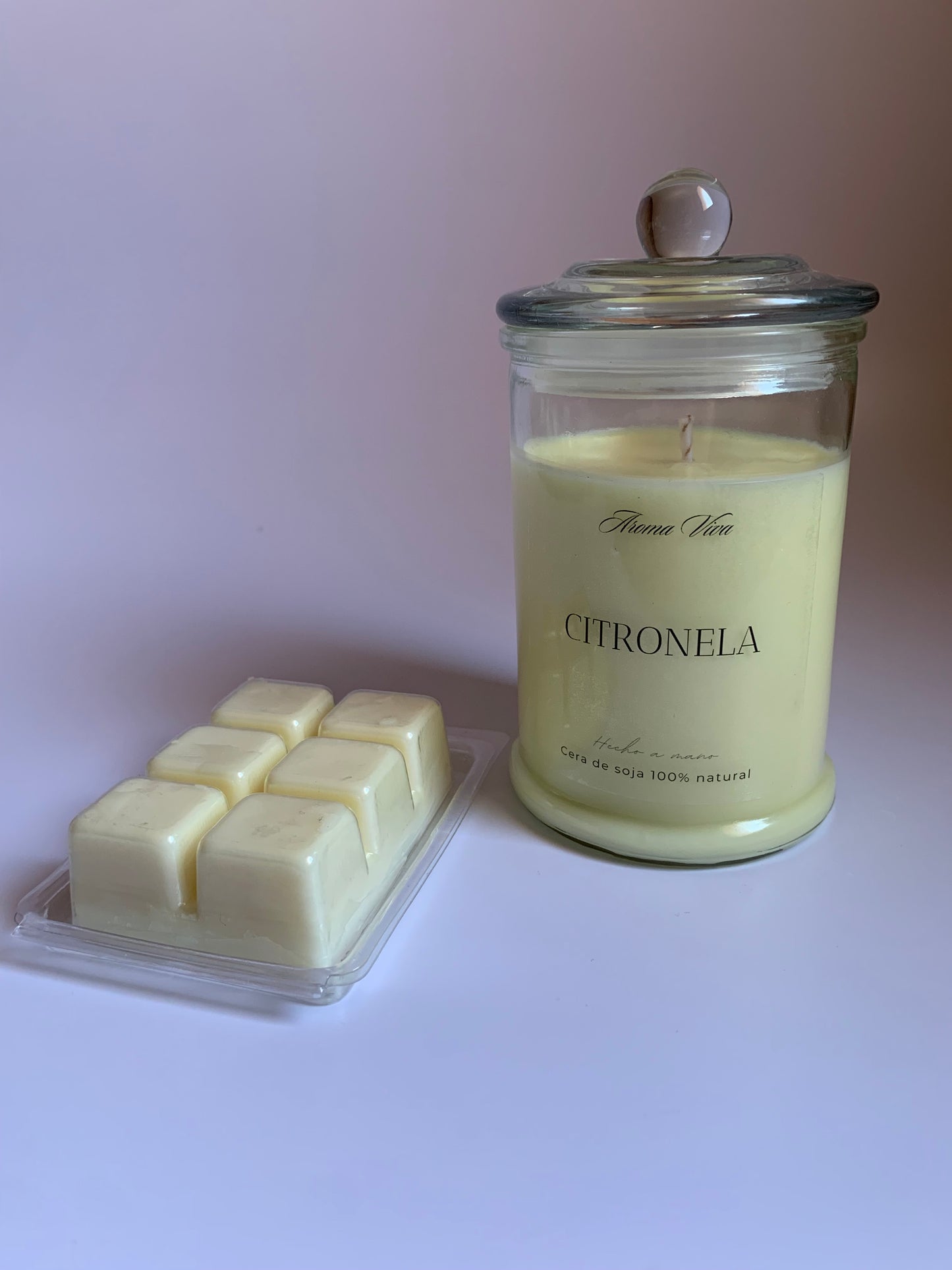 Pack citronela - vela y waxmelt citronela