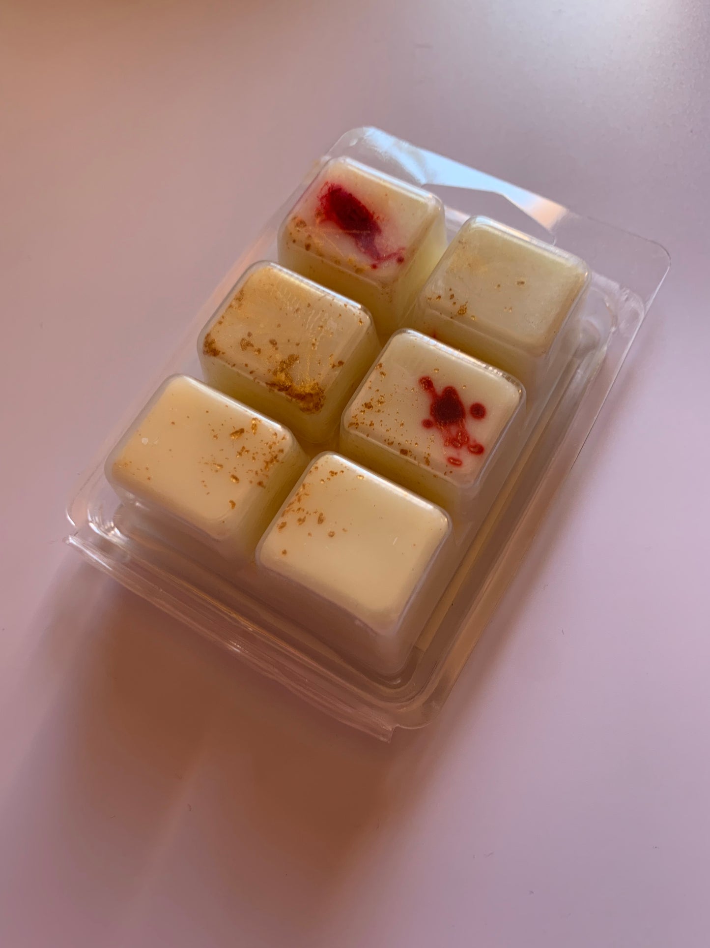 Waxmelts Vainilla, Caramelo y Frambuesa - Cera de soja
