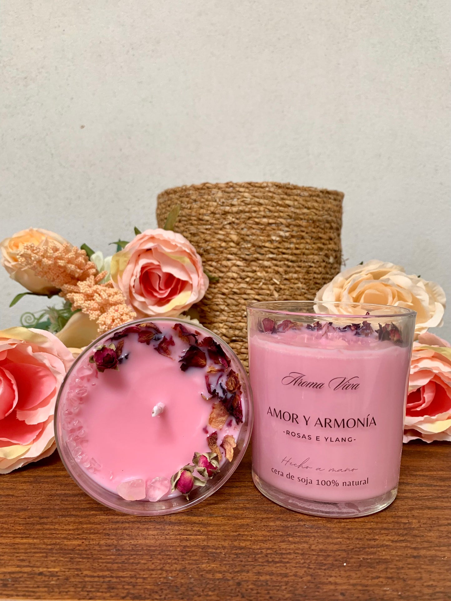 Vela de soja – Amor y Armonía