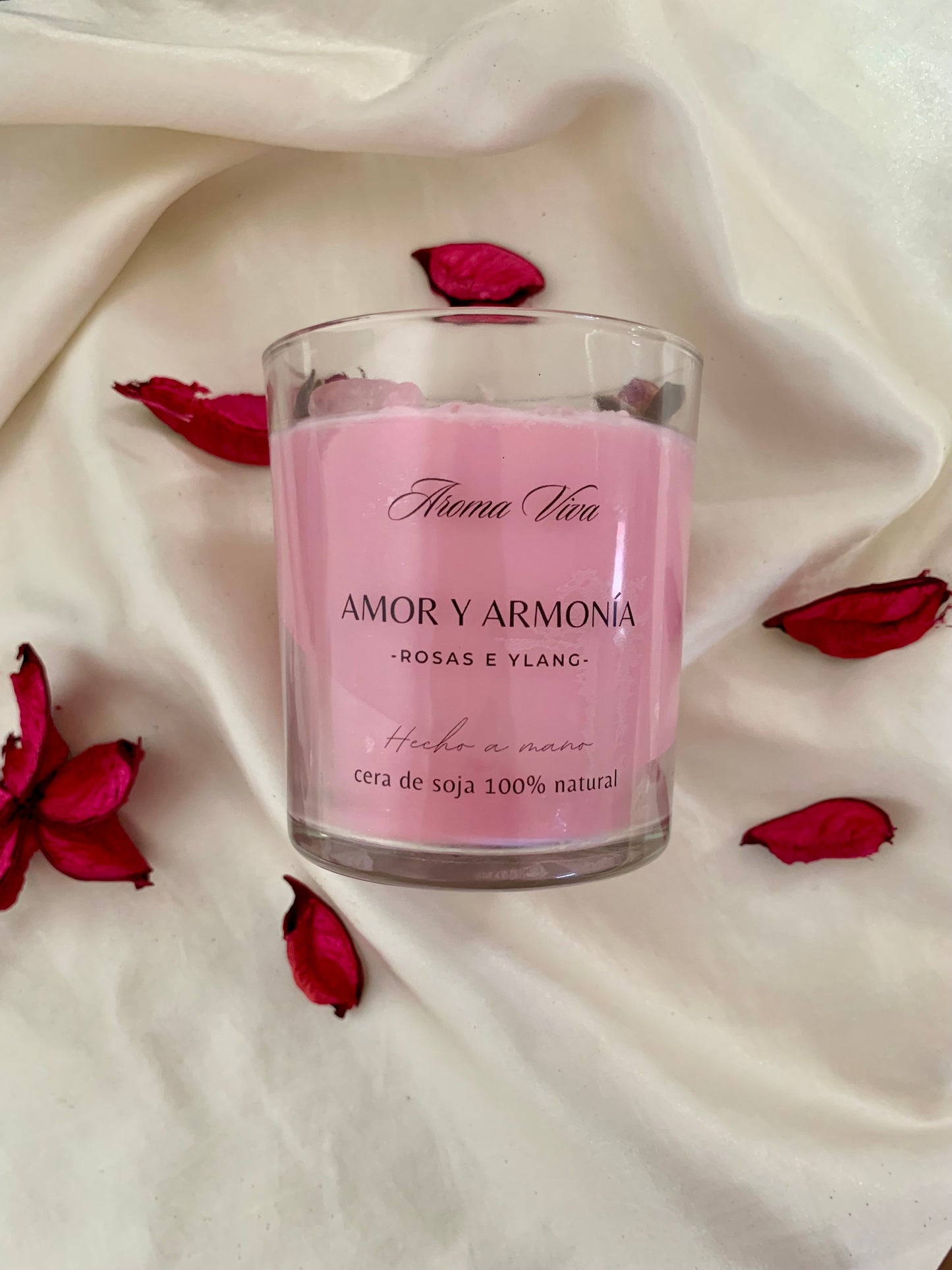Vela de soja – Amor y Armonía