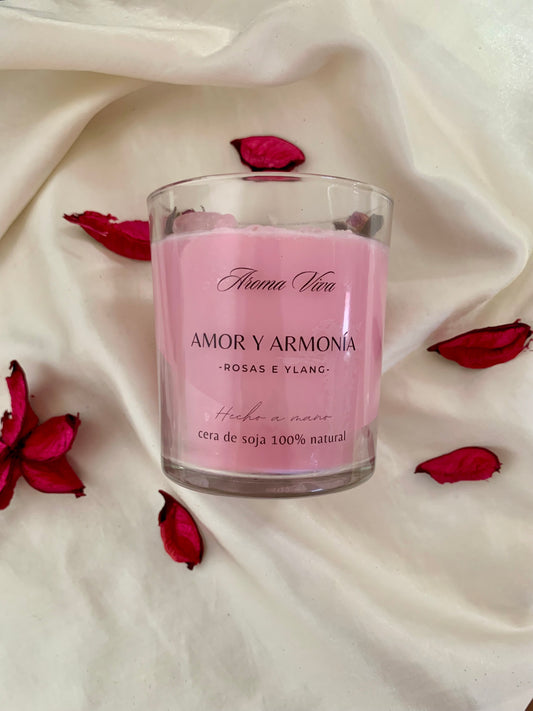 Vela de soja – Amor y Armonía