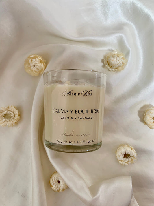 Vela de soja - Calma y Equilibrio