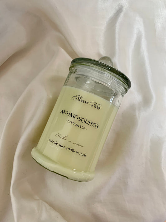 Vela aromática de soja - Citronela Antimosquitos