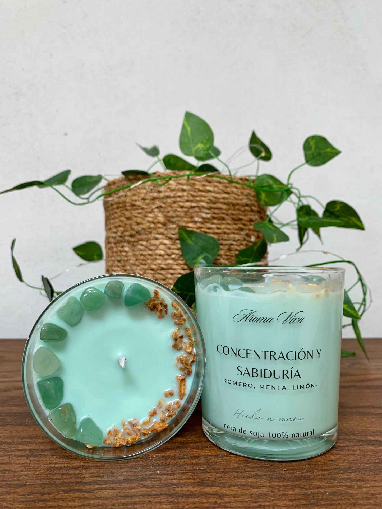 Vela de soja – Concentración y Sabiduría