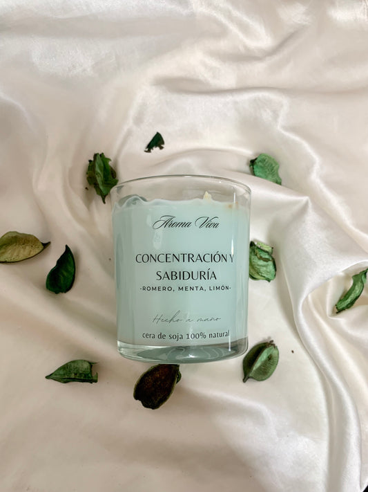 Vela de soja – Concentración y Sabiduría