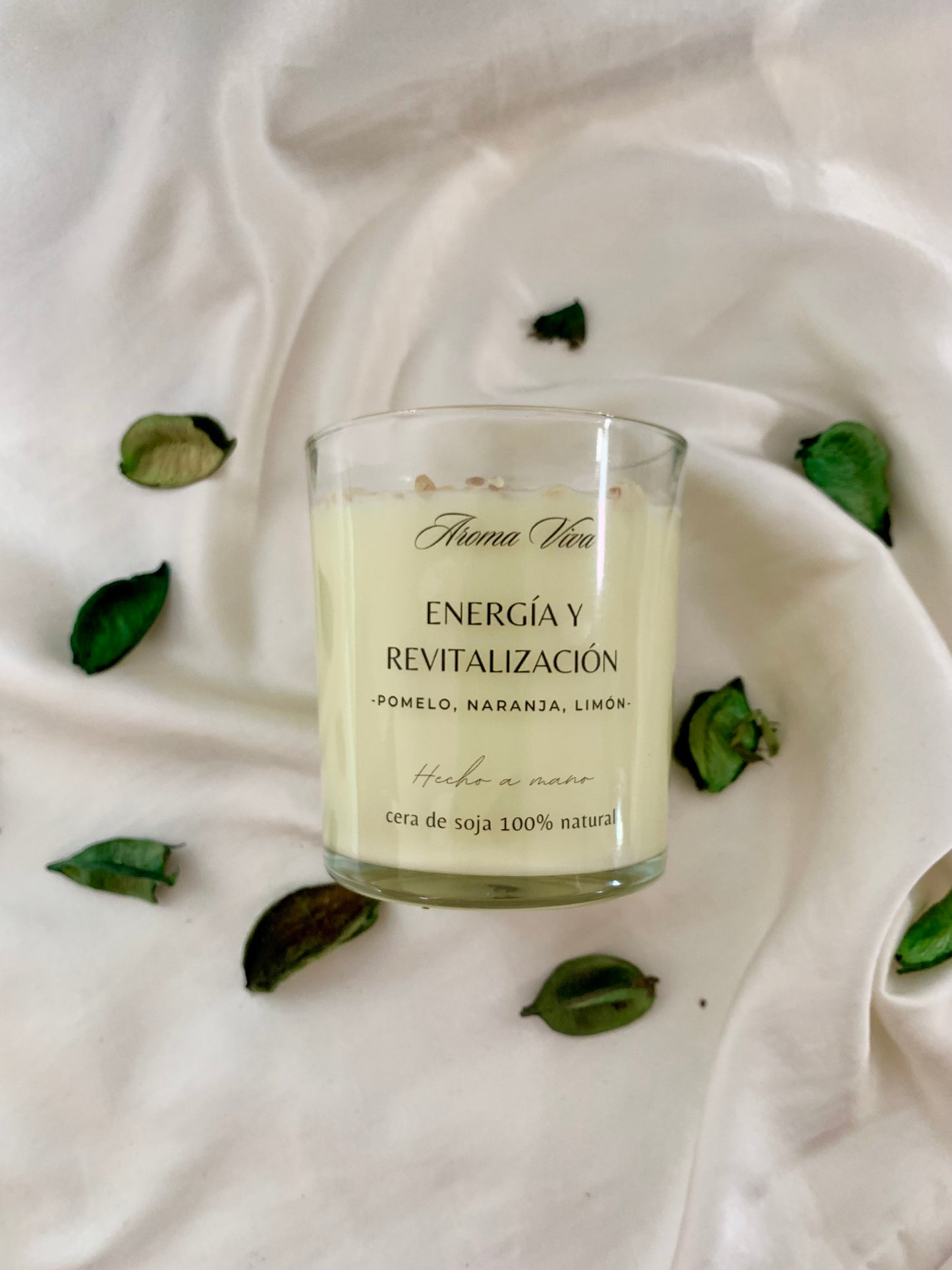 Vela de soja – Energía y Revitalización