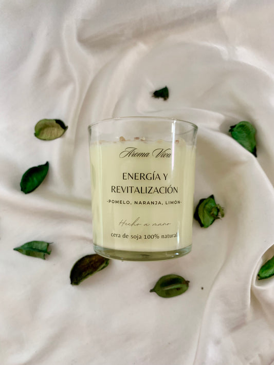 Vela de soja – Energía y Revitalización