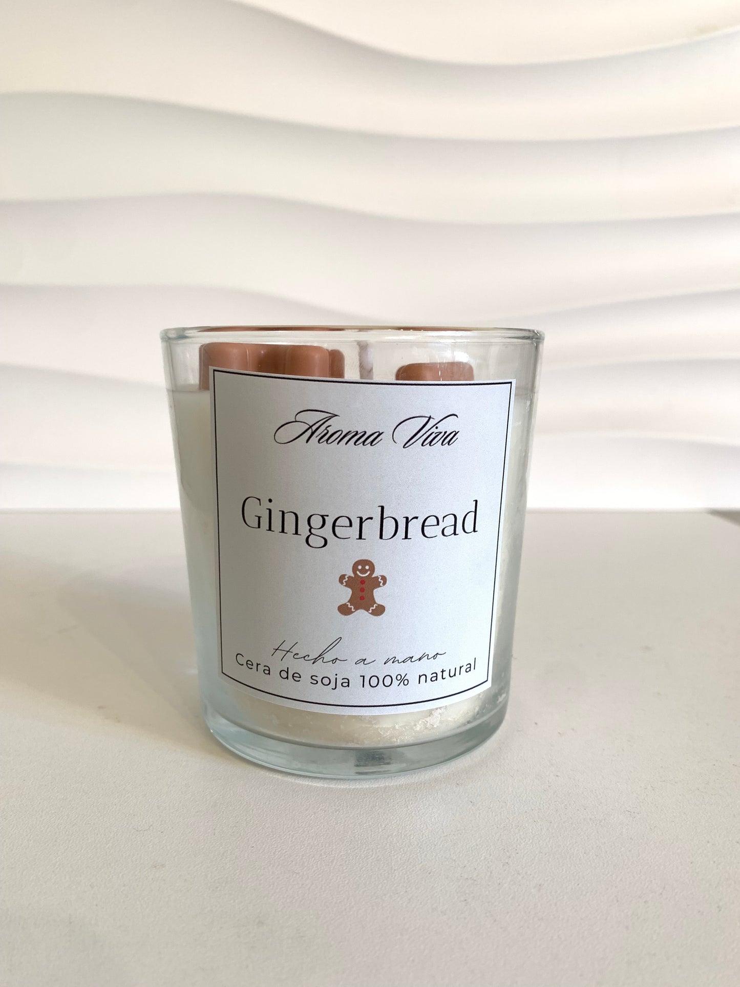 Vela aromática de Navidad - Vela Sorpresa Gingerbread