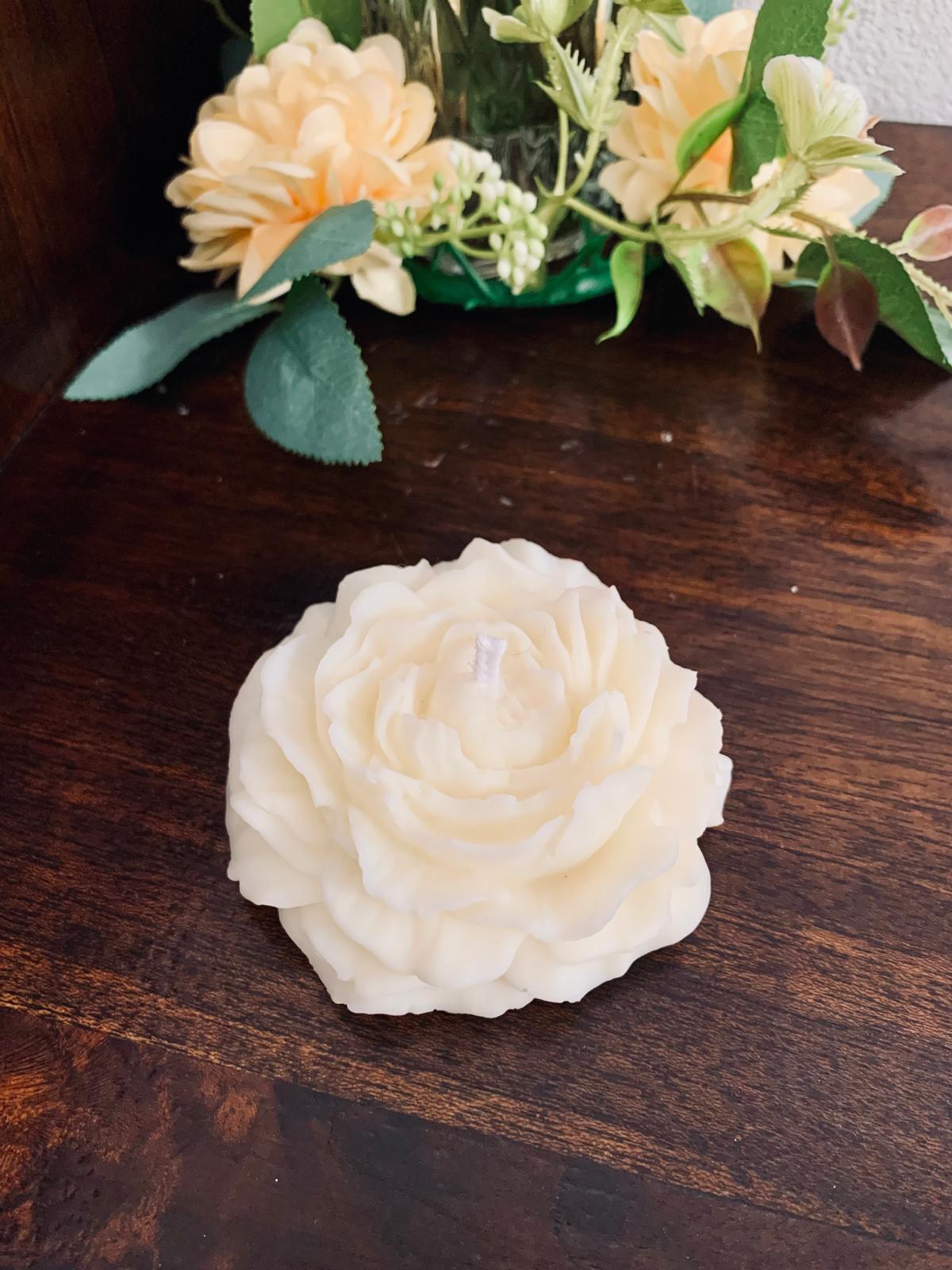 Vela de soja decorativa – Peonia