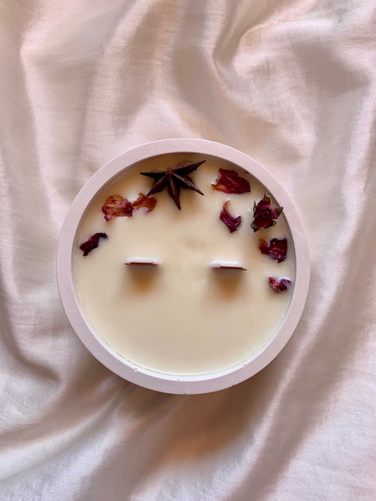 Vela de soja – Confort y refugio