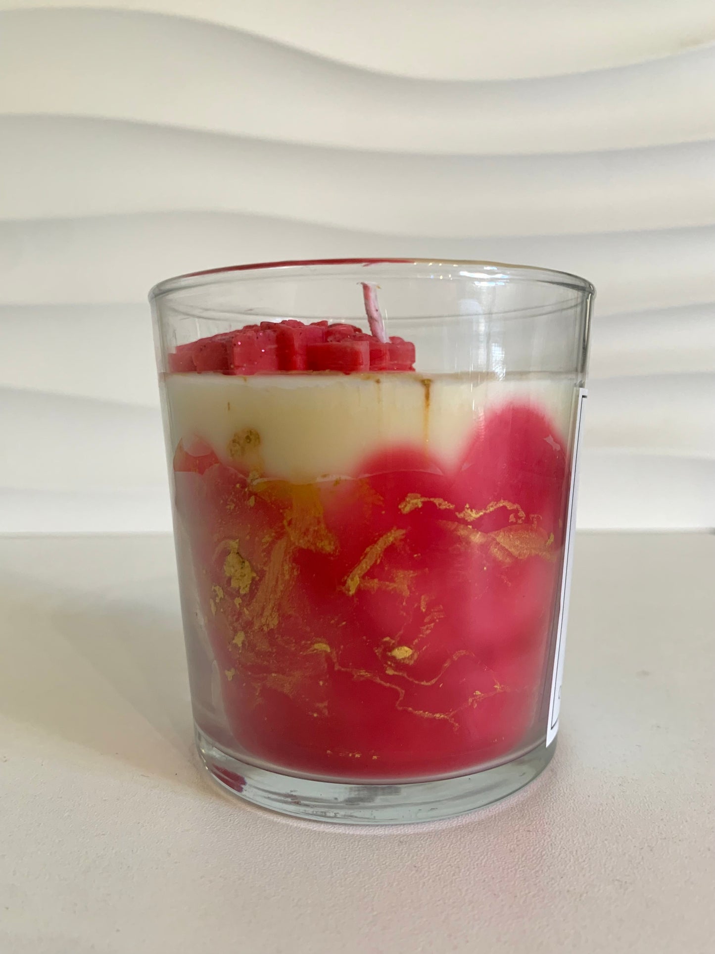 Vela arómatica de Navidad - Vela Marmoleada