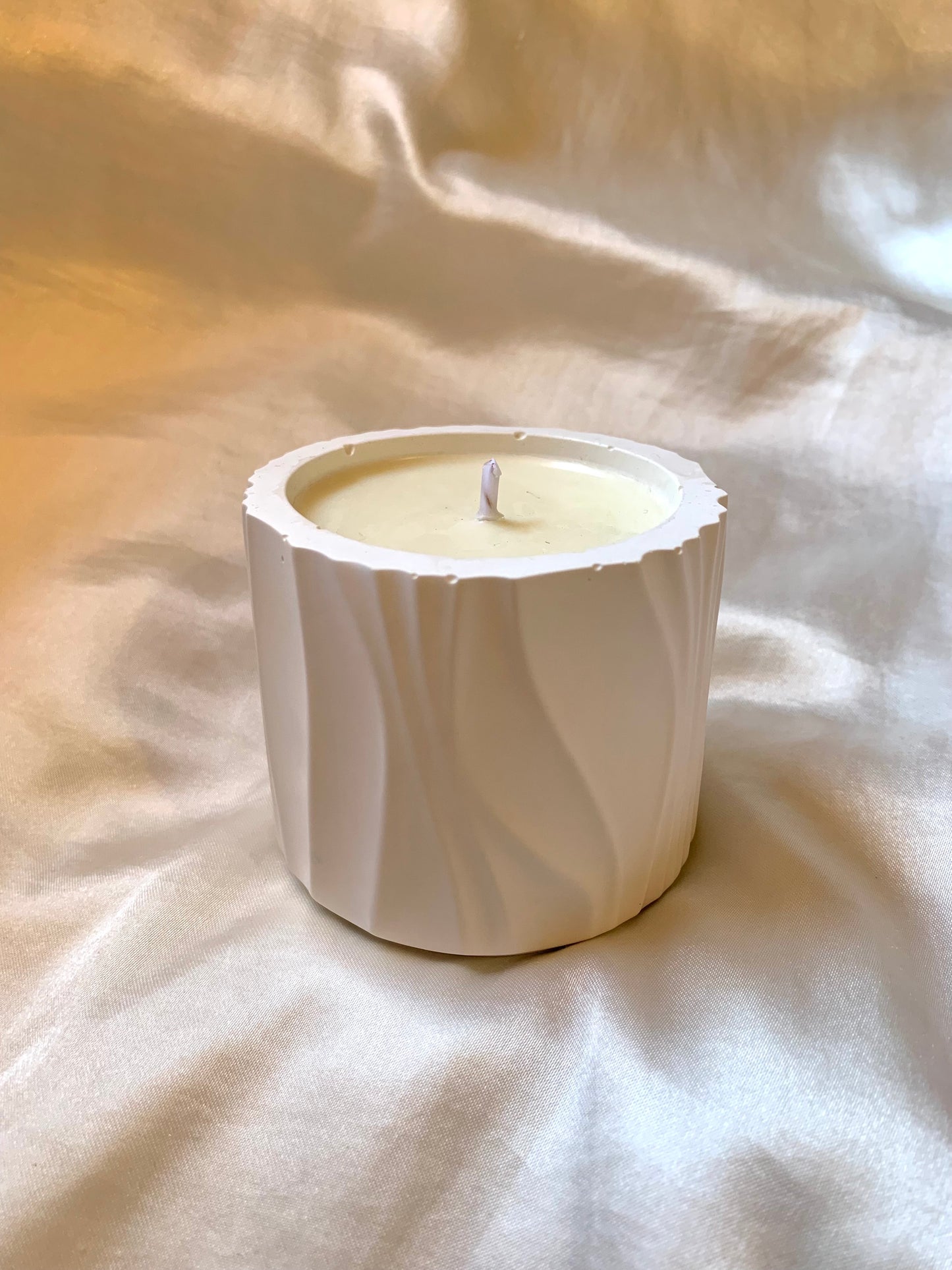 Vela aromática de soja – vaso minimalista