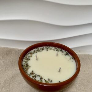 VELA CITRONELA CUENCO DE BARRO