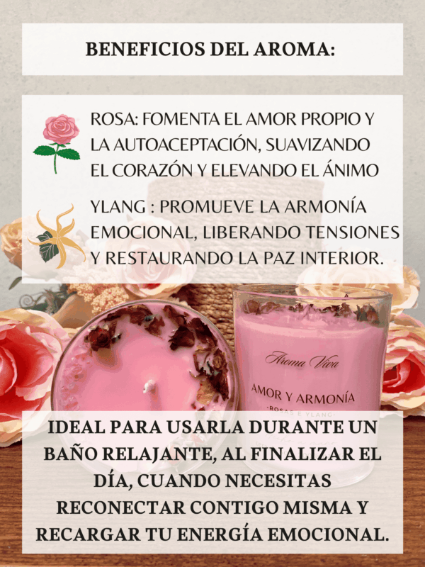 VELA AMOR Y ARMONÍA - Imagen 3