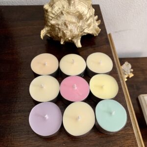 PACK 9 VELAS DE TÉ - BIENESTAR + RESINA